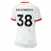 Zenski Nogometni Dres Liverpool Ryan Gravenberch #38 Rezervni 2024-25 Kratak Rukav